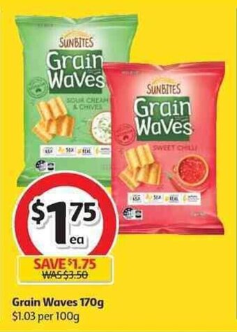 Coles Grain Waves 170g offer