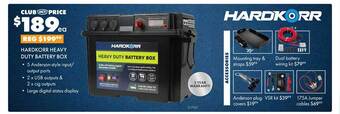 BCF Hardkorr heavy duty battery box offer