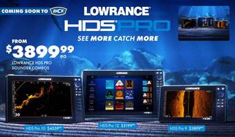 BCF Lowrance hds pro sounder combos offer