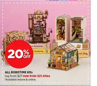 Spotlight Robotime kits offer