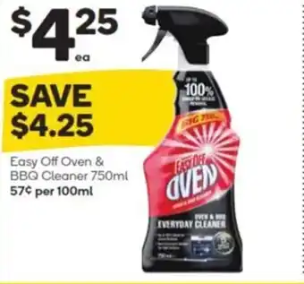 Woolworths Easy Off Oven & BBQ Cleaner 750ml offer