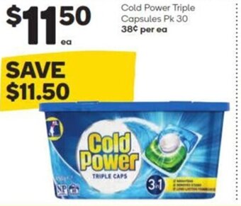 Woolworths Cold Power Triple Capsules Pk 30 offer