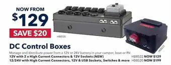 Jaycar Electronics Dc control boxes offer