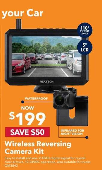 Jaycar Electronics Wireless reversing camera kit offer