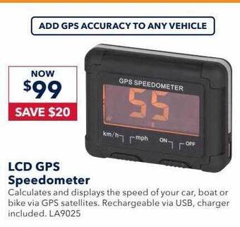 Jaycar Electronics Lcd gps speedometer offer