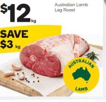 Woolworths Australian  Lamb Leg Roast offer