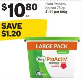 Woolworths Flora ProActiv Spread 750g offer