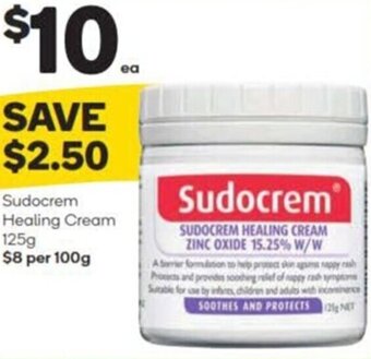 Woolworths Sudocrem Healing Cream 125g offer