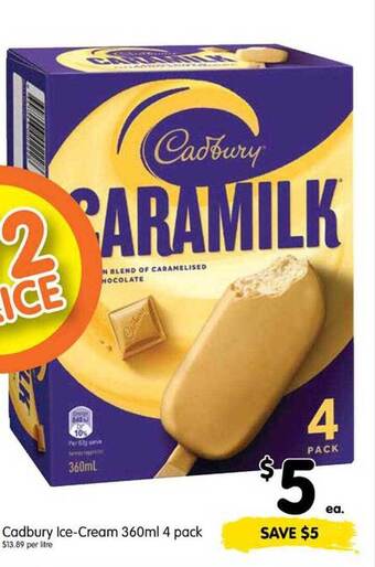 Spar Cadbury ice-cream offer