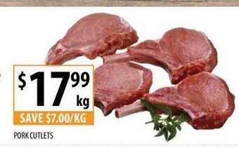 Supabarn Pork cutlets offer
