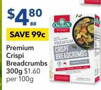 Ritchies Premium crispi breadcrumbs offer