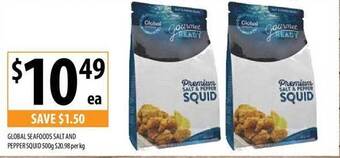 Supabarn Global seafoods salt and pepper squid offer