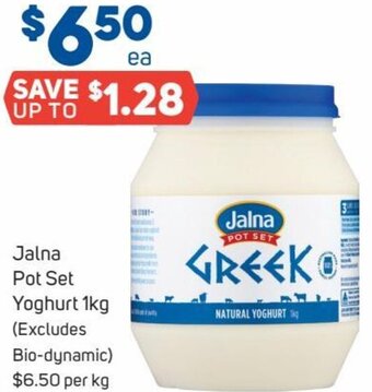 Foodland Jalna Pot Set Yoghurt 1kg offer