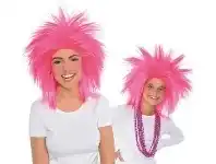 The Party People Shop Wig - Crazy, Pink offer