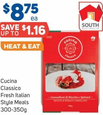 Foodland Cucina Classico Fresh Italian Style Meals 300-350g offer