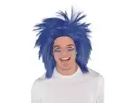 The Party People Shop Wig - Crazy, Blue offer
