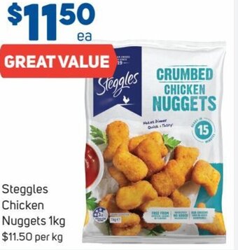 Foodland Steggles Chicken Nuggets 1kg offer