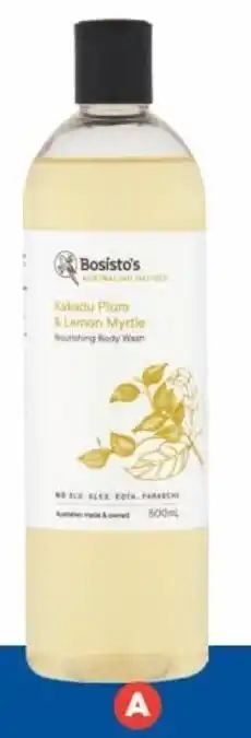 Foodland Bosisto's Body Wash 500ml offer