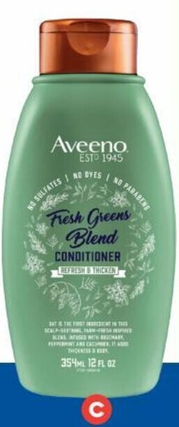 Foodland Aveeno Shampoo or Conditioner 354ml offer