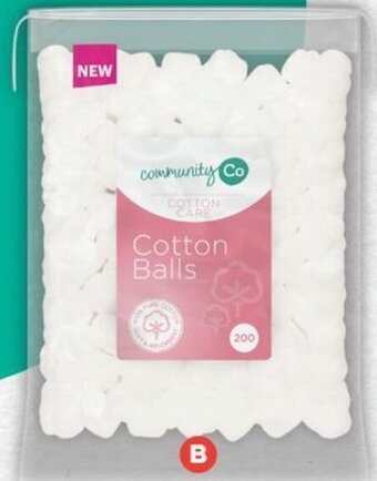Foodland Community Co Cotton Balls 200 Pack offer