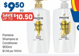Foodland Pantene Shampoo or Conditioner 900ml offer