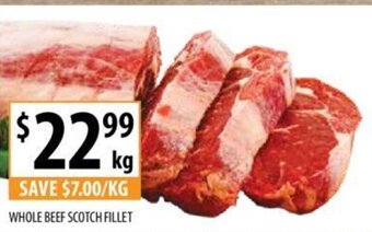 Supabarn Whole Beef Scotch Fillet offer