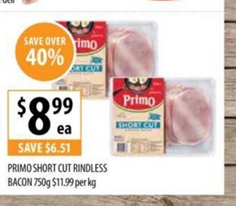 Supabarn Primo Short Cut Rindless offer