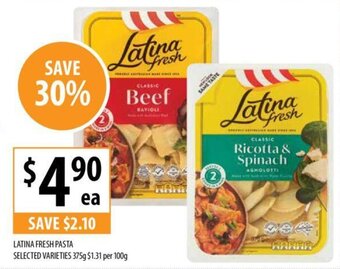 Supabarn Latina Fresh Pasta offer