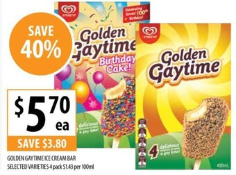 Supabarn Golden Gaytime Ice Cream Bar offer