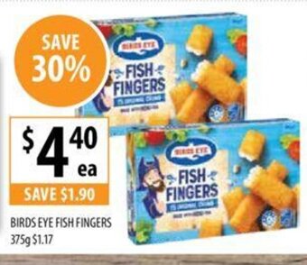 Supabarn Birds Eye Fish Fingers 375g offer