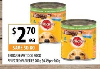 Supabarn Pedigree Wet Dog Food offer