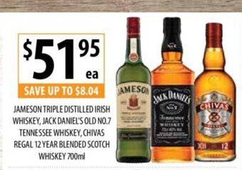 Jameson Triple Distilled Irish Whiskey
