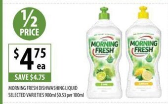 Supabarn Morning Fresh Dishwashing Liquid offer