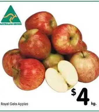 Spar Royal gala apples offer