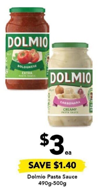 Drakes Dolmio Pasta Sauce 490g-500g offer