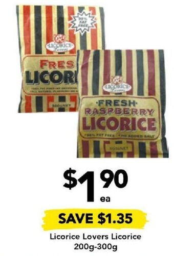 Drakes Licorice Lovers Licorice 200g-300g offer