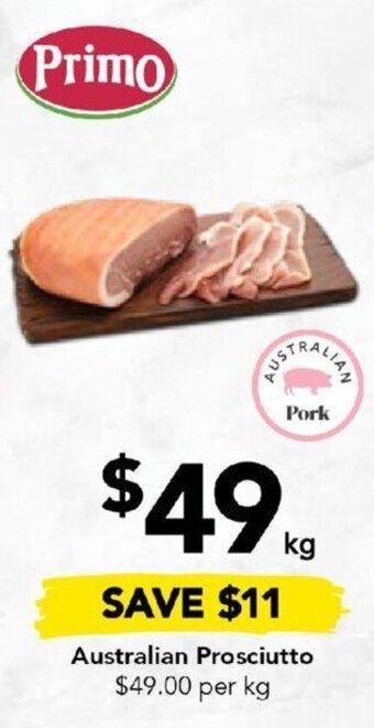 Drakes Australian Prosciutto offer