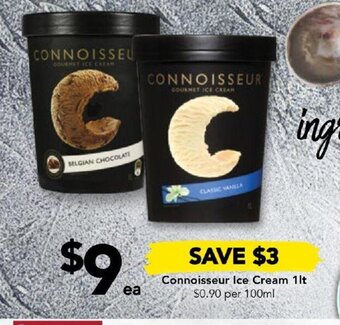 Drakes Connoisseur Ice Cream 1lt offer