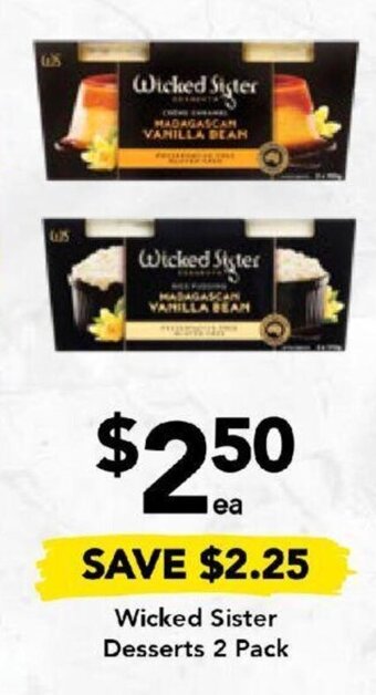 Drakes Wicked Sister Desserts 2 Pack offer