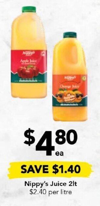 Drakes Nippy's Juice 2lt offer