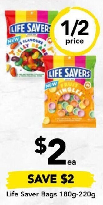 Drakes Life Saver Bags 180g-220g offer