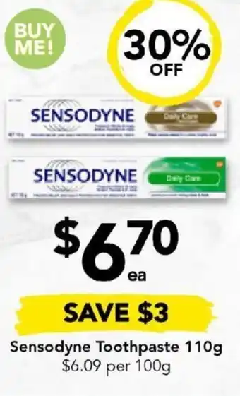 Drakes Sensodyne Toothpaste 110g offer
