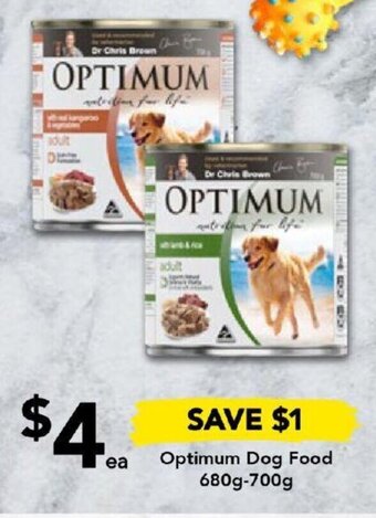 Drakes Optimum Dog Food 680g-700g offer