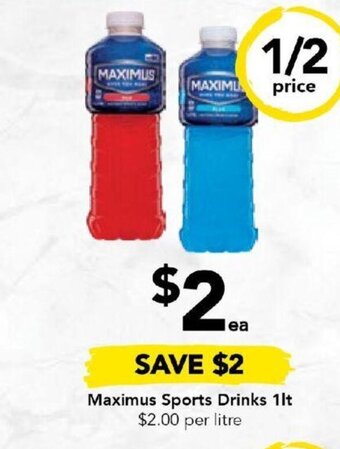 Drakes Maximus Sports Drinks 1lt offer