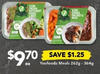 Drakes Youfoodz Meals 262g-364g offer