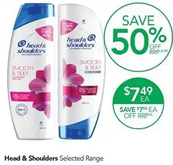 Terry White Head & shoulders range offer