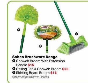 Mitre 10 Sabco brushware range offer