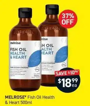 Melrose fish oil health & heart