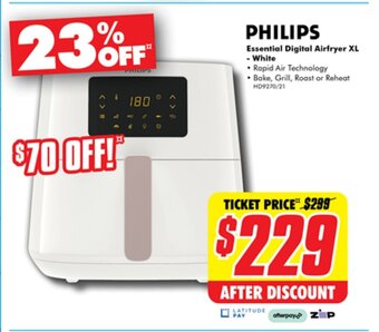 The Good Guys Essential Digital Airfryer XL - White offer