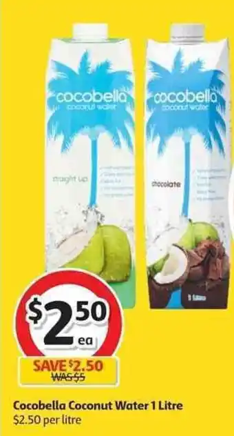 Coles Cocobella Coconut Water 1L offer